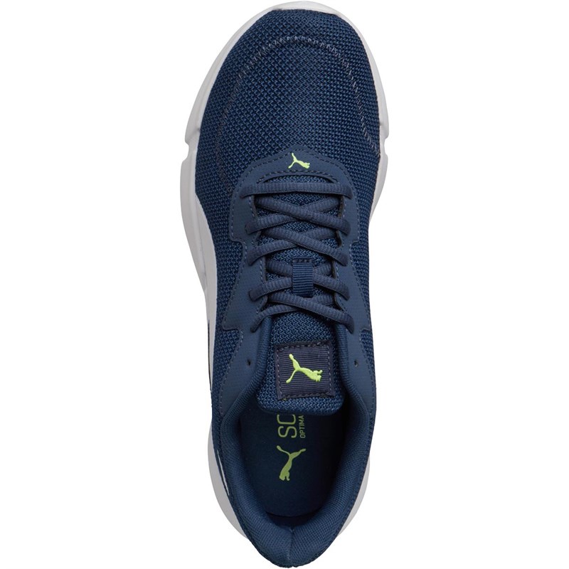 Buy Puma Mens Interflex Runner Neutral Running Shoe Denim/White