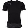 Puma Heren Teamfinal 21 Casuals Trainingstop met Korte Mouwen Zwart