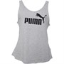 Puma Damskie Essentails Big Logo Koszulka bez Rękawów Lekki Szary Margielowy