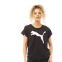 Puma Womens Active Logo T-Shirt Black
