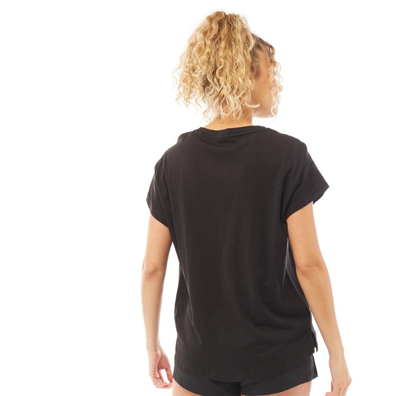 Puma Womens Active Logo T-Shirt Black