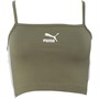 Puma Damskie Classics lette Biustonosz Sportowy Khaki