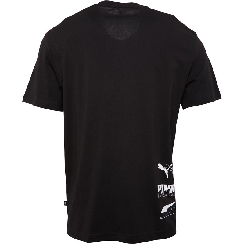 Buy Puma Mens Rebel TShirt Puma Black