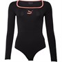 Puma Tricot Square Neck Body Femme Noir