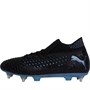 Puma Mens Future 4.1 Netfit City Pack SG Football Boots Black/Blue