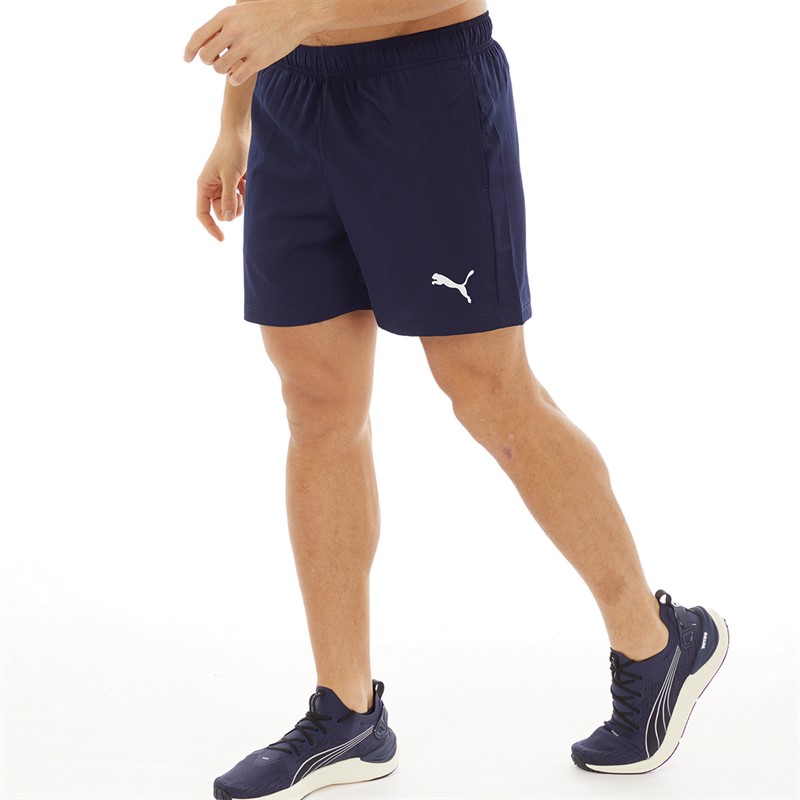 Puma Men's MMQ Baseline Shorts in New Navy Puma