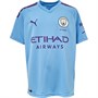 Puma Junior MCFC Manchester City Home Fußball Shorts Blau