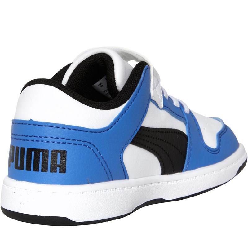 Buy Puma Infant Boys Infant Rebound Layup LO Sl V Blue/Black/White