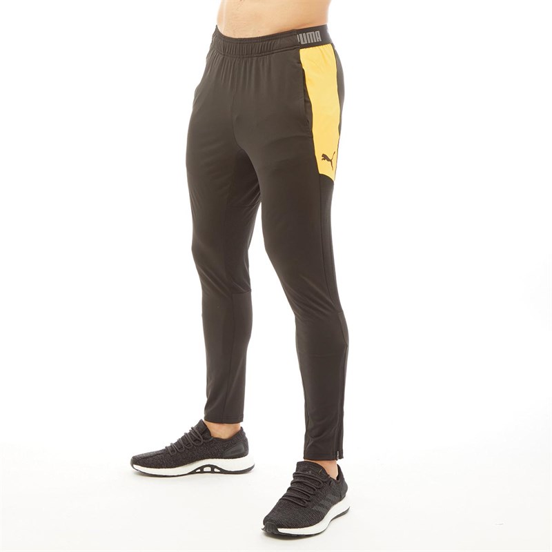 Buy Puma Mens FTBL NXT Drycell Training Pants Black/Yellow