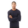 Peter Werth Mens Bailey Crew Neck Knitwear Navy