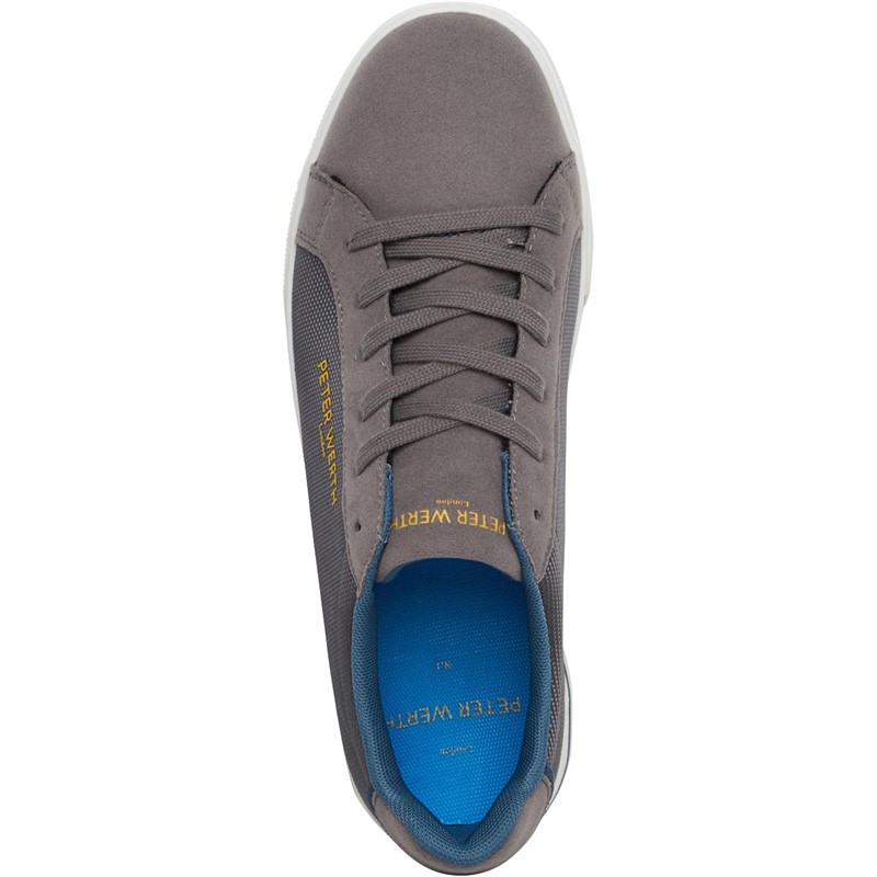 Peter Werth Mens Hendle Trainers Grey