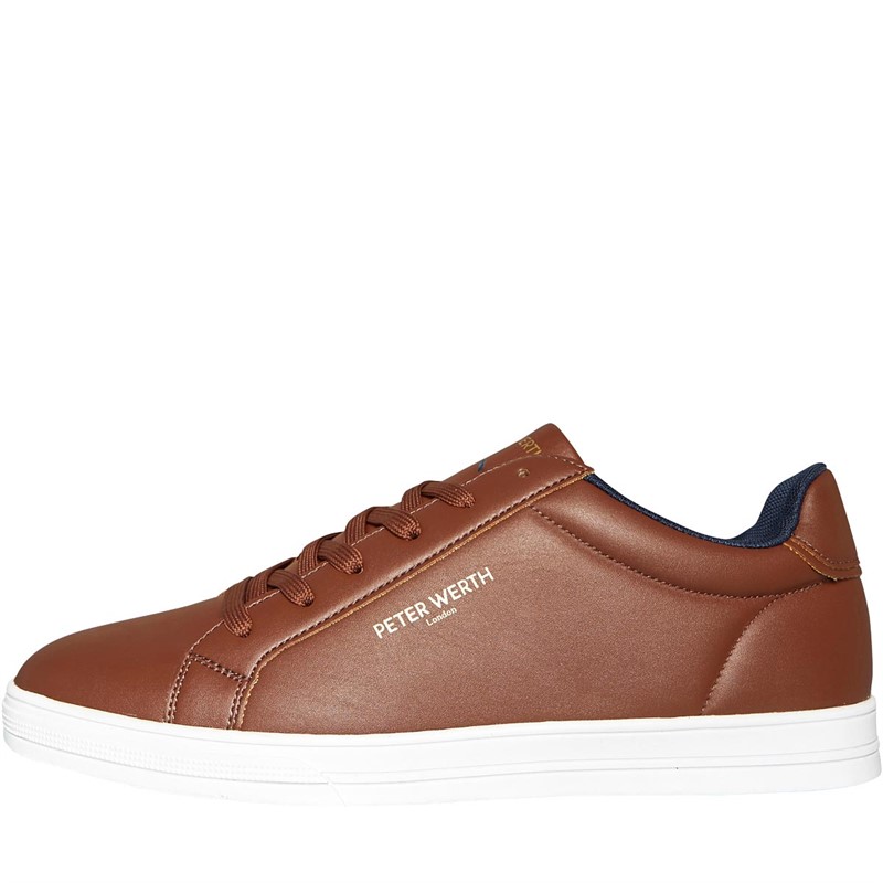 Buy Peter Werth Mens Hendle 2 Trainers Brown