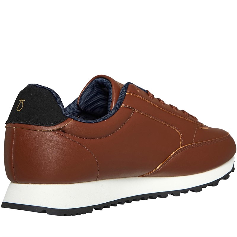 Peter Werth Mens Quinn Trainers Tan