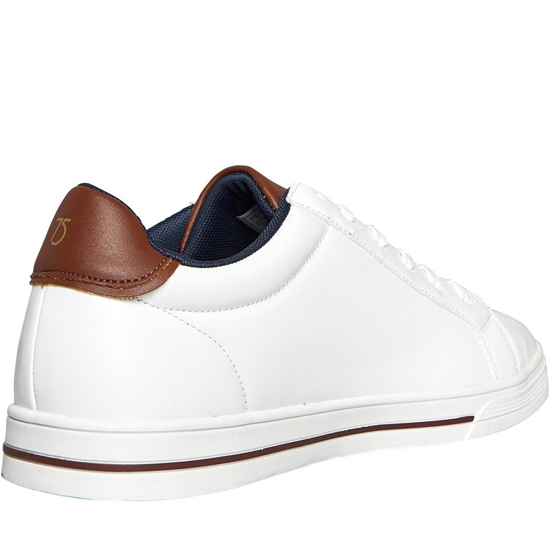 Peter Werth Mens Hendle 2 Trainers White