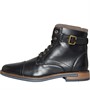 Peter Werth Mens Danson Toe Cap Boots Black