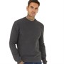 Peter Werth Mens Loadstar Sweatshirt Charcoal Marl