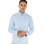 Peter Werth Mens Peak Long Sleeve Shirt Light Blue