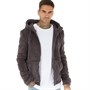 Peter Werth Mens Keeton Full Zip Hoodie Dark Grey