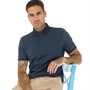 Peter Werth Mens Cosway Short Sleeve Polo Shirt Navy