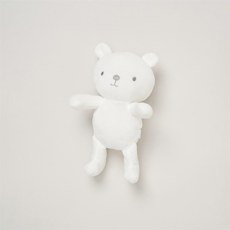 Rock A Bye Baby Boutique Kids Bathrobe and Plush Toy Cream