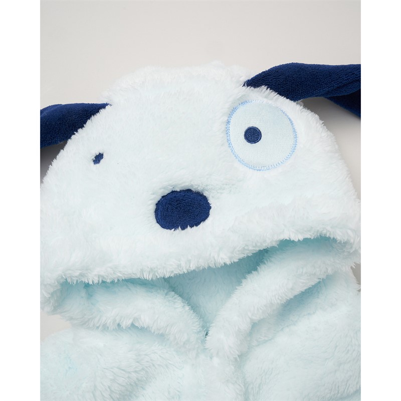 Rock A Bye Baby Boutique Boys Bathrobe and Plush Toy Baby Blue Bblu  Baby Blue