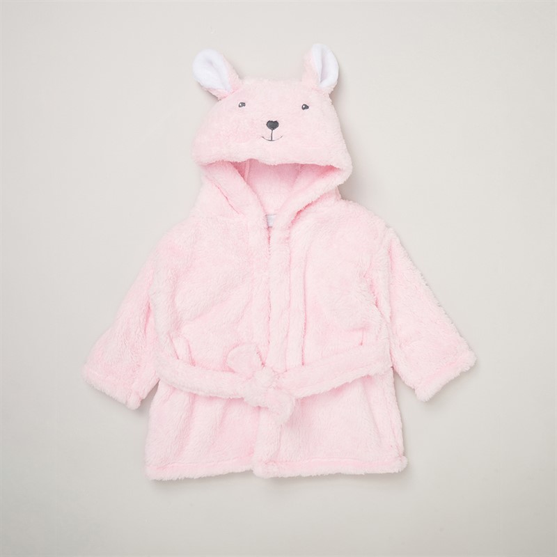 Rock A Bye Baby Boutique Girls Bathrobe and Plush Toy Baby Pink Bpnk  Baby Pink