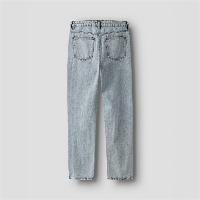 LMTD Birm luźne jeansy dla chłopca kolor Light Blue Denim