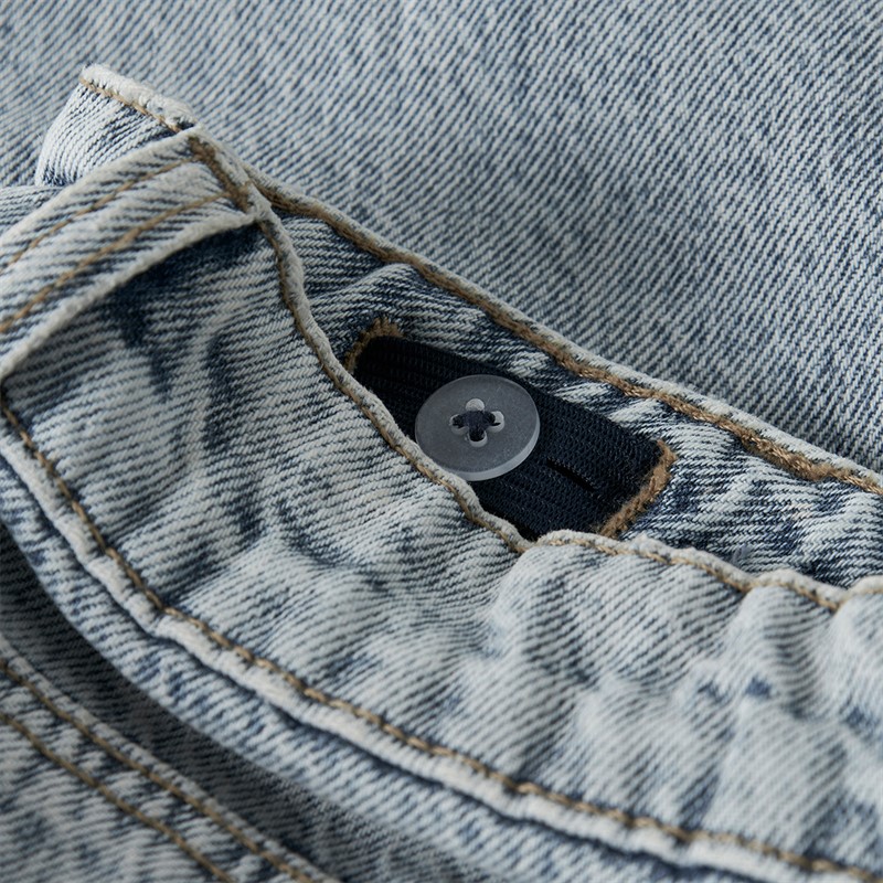 LMTD Birm luźne jeansy dla chłopca kolor Light Blue Denim