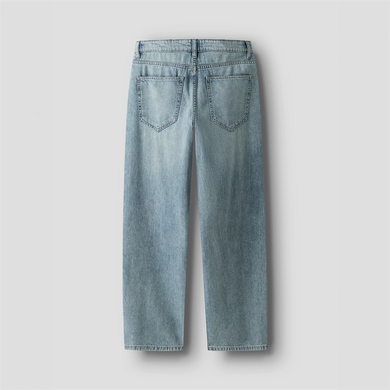 LMTD Garçon Jean Bex Coupe Extra Lâche Light Blue Denim