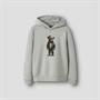 LMTD Namse bluza z kapturem dla chłopca kolor Light Grey Melange