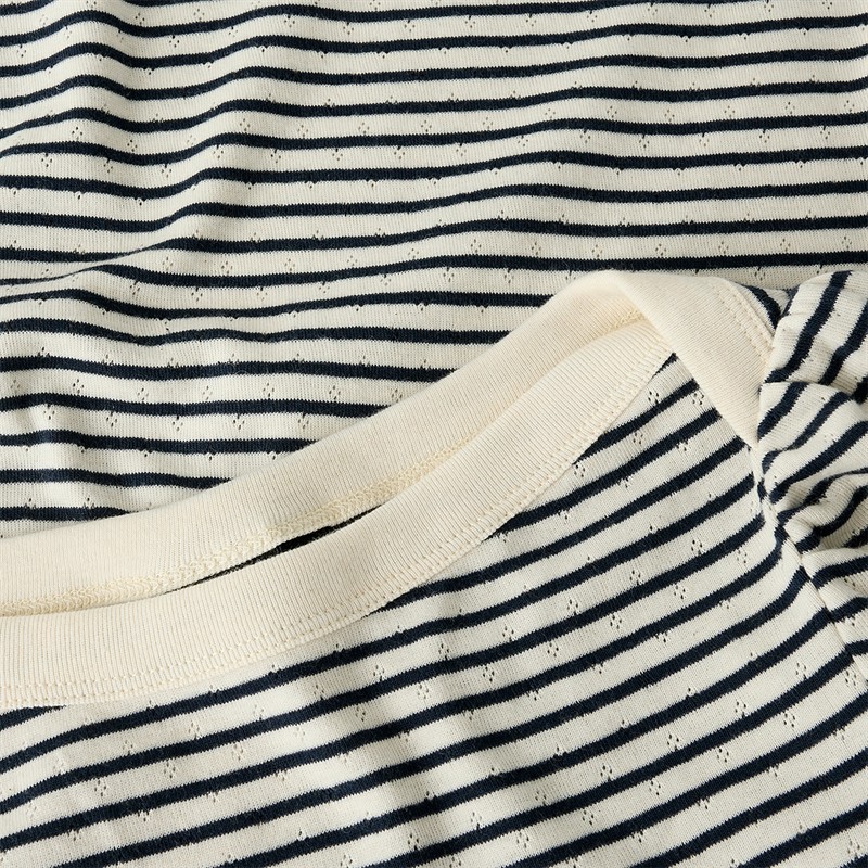 LMTD Piger Seher Langærmet Bådhals Top Navy Blazer