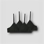 LMTD Mädchen Nantelle Zweierpack Bralettes Schwarz