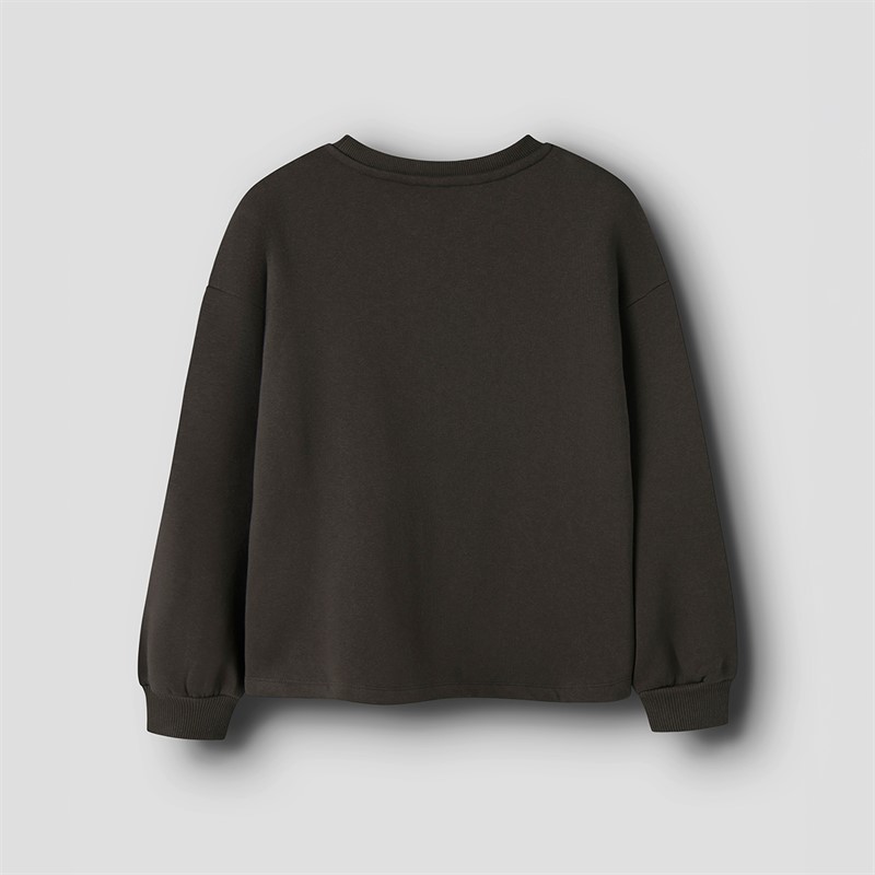 LMTD Piger Faris O-hals sweatshirt Black Coffee