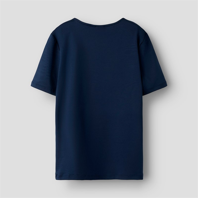LMTD Mädchen Dinci Kurzarm T Shirt Navy Blazer