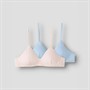 LMTD Mädchen Nantelle Zweierpack Bralettes Crystal Pink