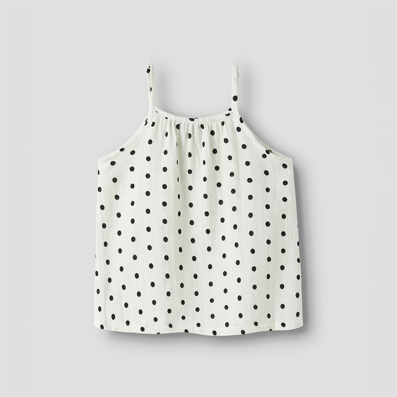 LMTD Mädchen Lussa Weste Top White Alyssum