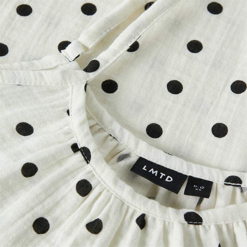 LMTD Mädchen Lussa Weste Top White Alyssum