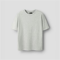 LMTD Piger Hibi Kortærmet T Shirt Light Grey Melange