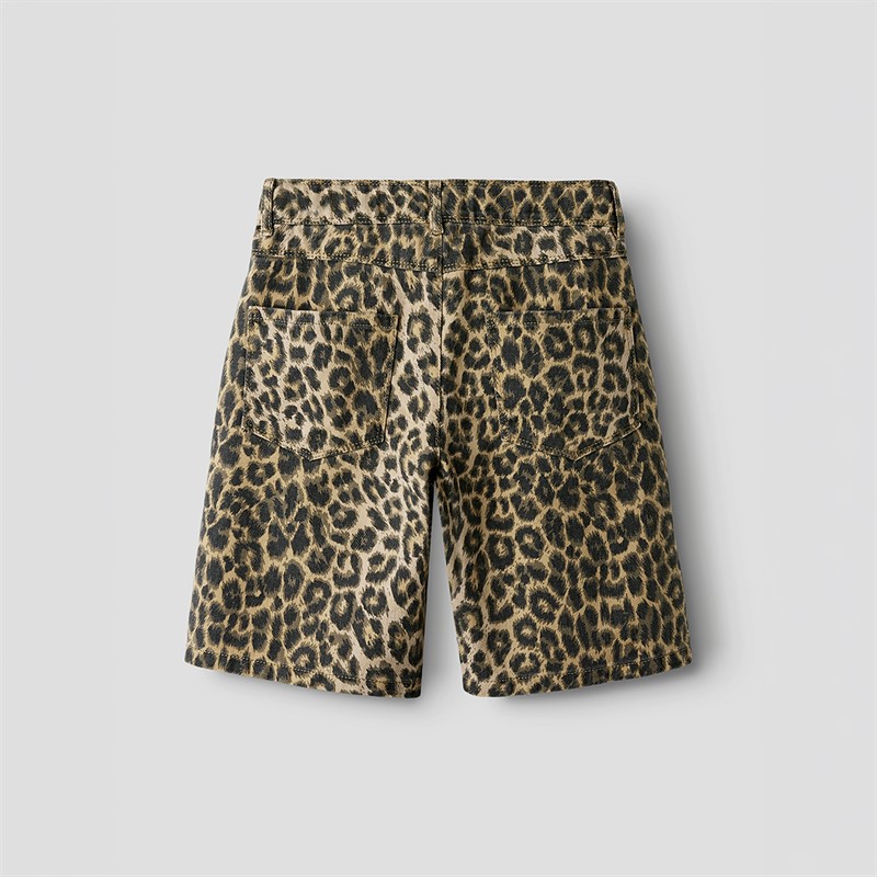 LMTD Piger Leo Bermuda Shorts Silver Mink