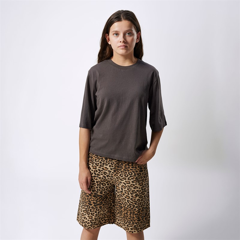 LMTD Piger Leo Bermuda Shorts Silver Mink