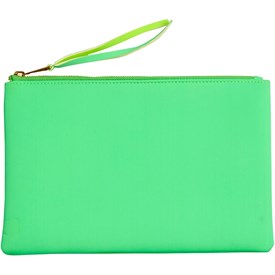 Neon hot sale green clutch