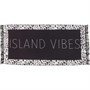 South Beach Womens Island Vibes Microfibre Towel Black/White