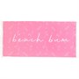 South Beach Womens Beach Bum Microfibre Towel Pink
