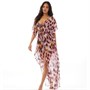 South Beach Robe Longue Femme Multicolore