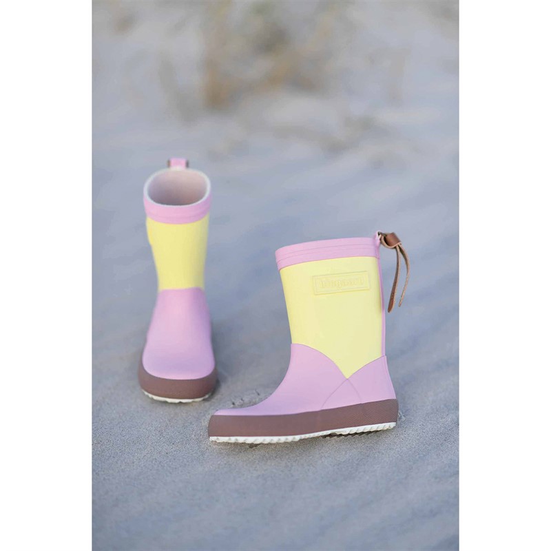 Bottes De Pluie Fille Bisgaard 'Fashion' - Caoutchouc Imperméable - Doublure Coton - Semelle Antidérapante - Taille Étroite/Normale
