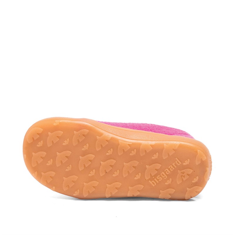 Bisgaard Pav kapcie dla dziewczynki kolor głęboki róż