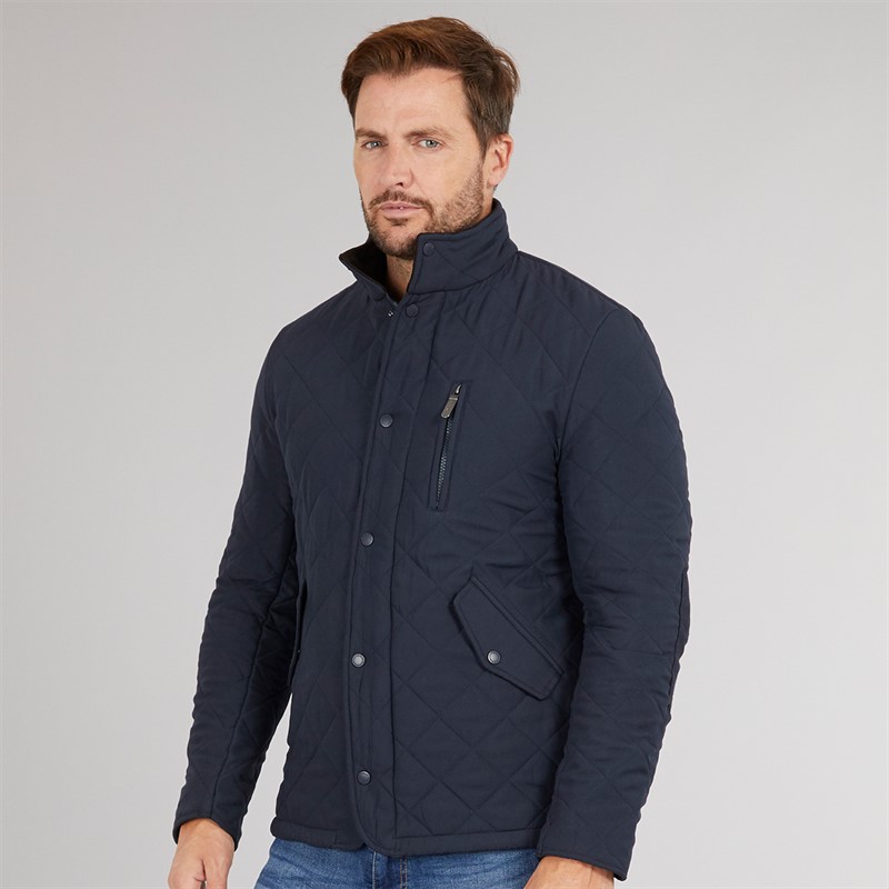 Feraud Mens Prima Quilted Jacket Navy
