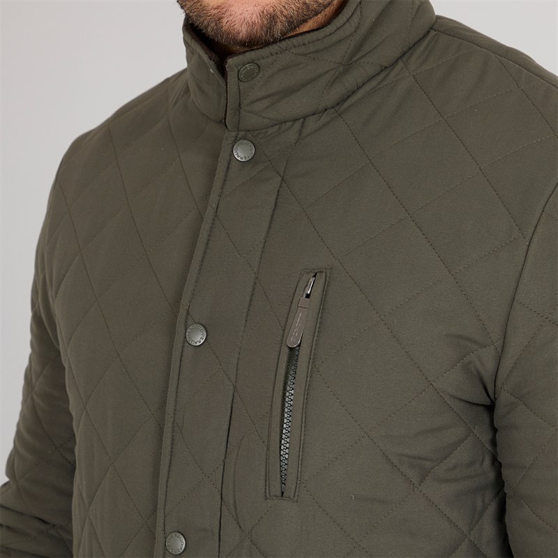 Feraud Mens Prima Quilted Jacket Olive