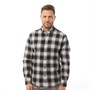 Feraud Chemise à Manches Longues Plaid Homme Noir Carreaux