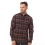 Feraud Chemise à Manches Longues Plaid Homme Carreaux Multicolore